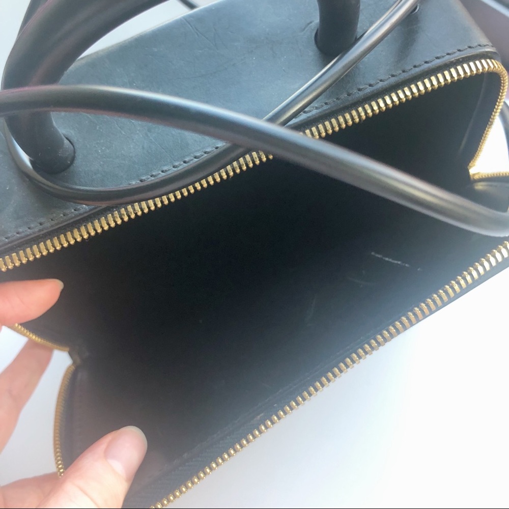 Building Block Leather Squared Box Crossbody Bag - Picture 7 of 8